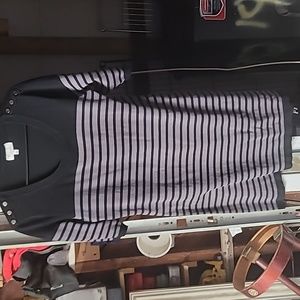Blk & grey sweater dressq